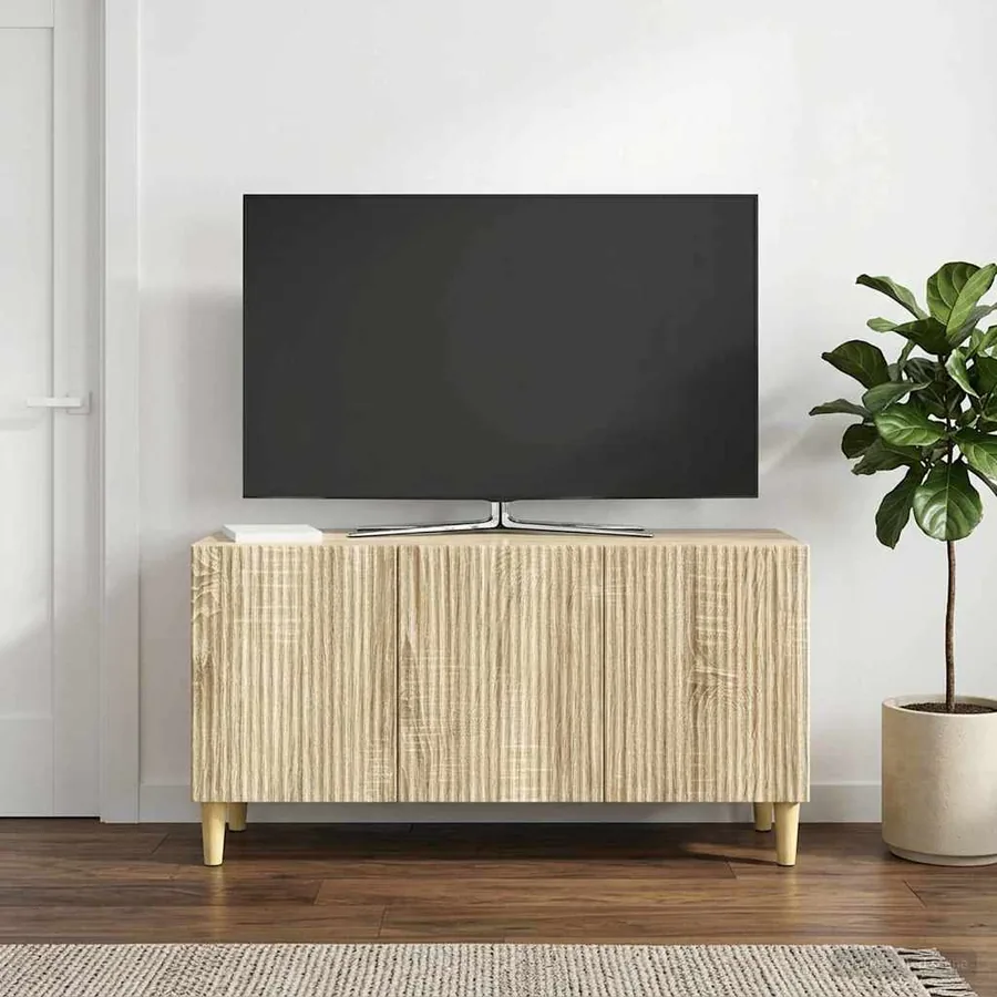 Meuble TV Chêne Sonoma 99 x 34,5 x 50 cm Bois d'ingénierie