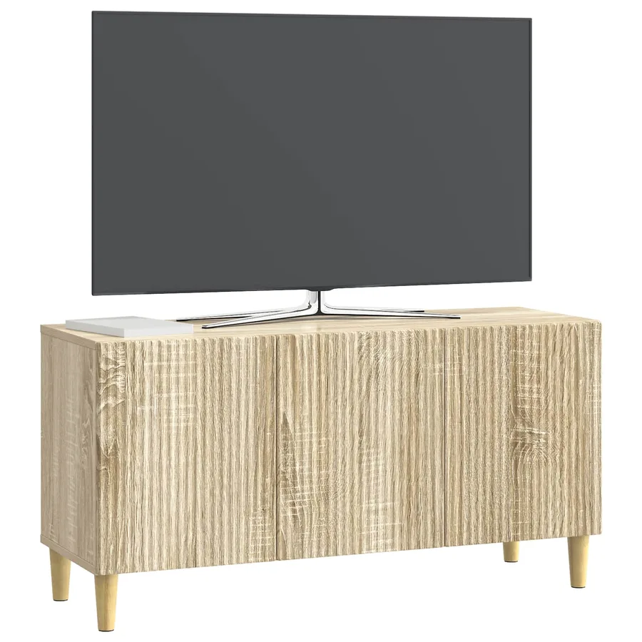Meuble TV Chêne Sonoma 99 x 34,5 x 50 cm Bois d'ingénierie - 3