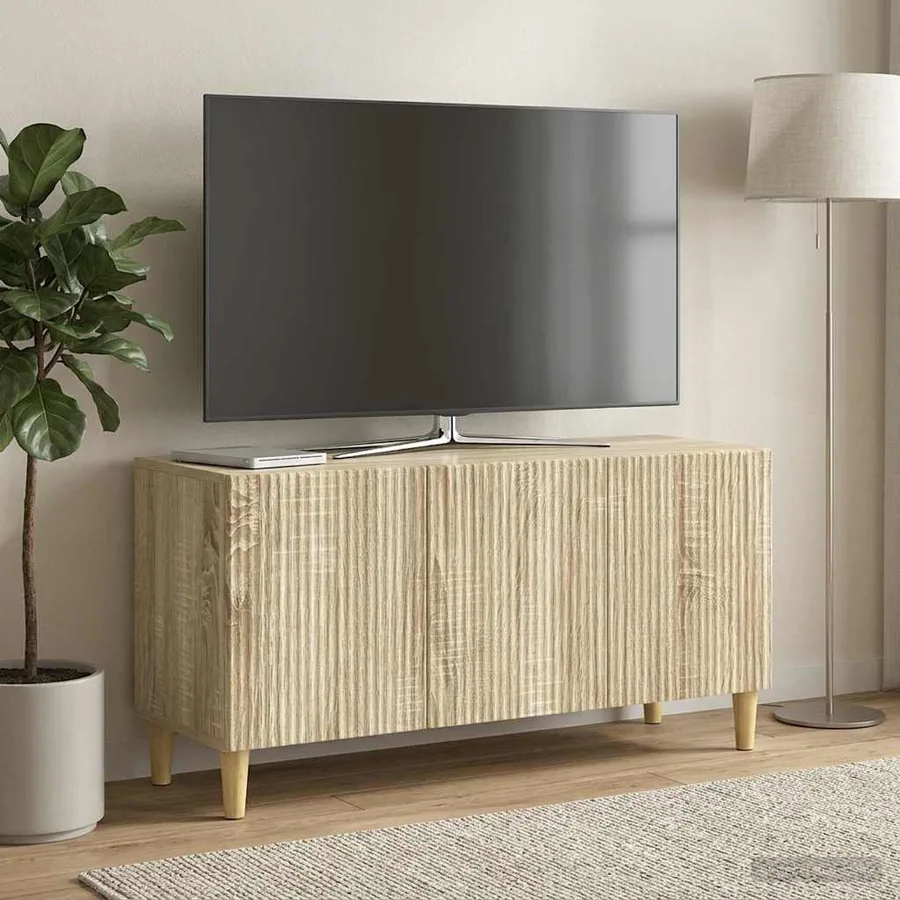 Meuble TV Chêne Sonoma 99 x 34,5 x 50 cm Bois d'ingénierie - 4