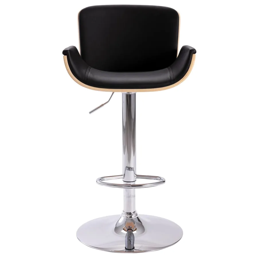 Tabouret de bar Noir Similicuir - 2