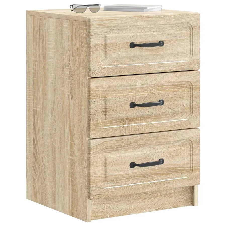 Cabinet de chevet avec tiroir Chêne Sonoma 43 x 41 x 63,5 cm - 3