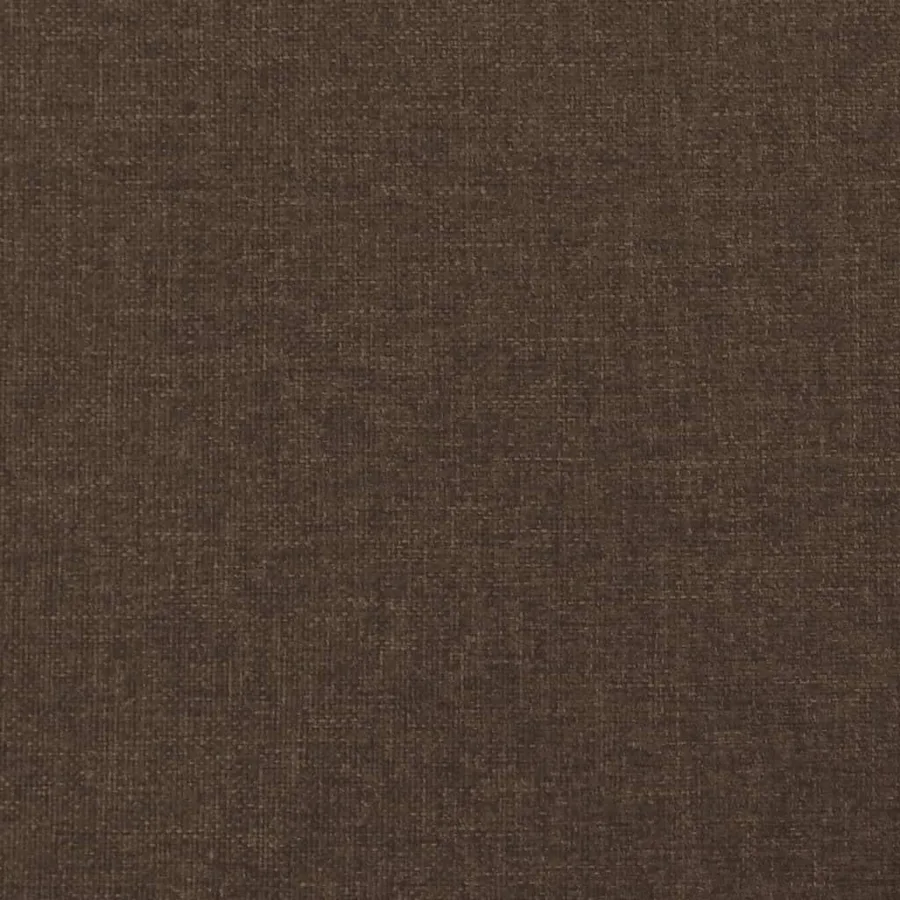 Tête de lit avec oreilles Marron foncé 83x23x118/128 cm Tissu - 6
