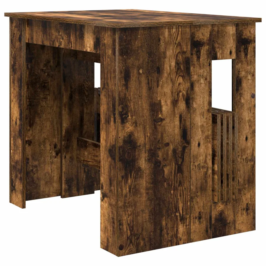 Table à dîner 180 x 85 x 75 cm Bois d'ingénierie Chêne fumé - 5