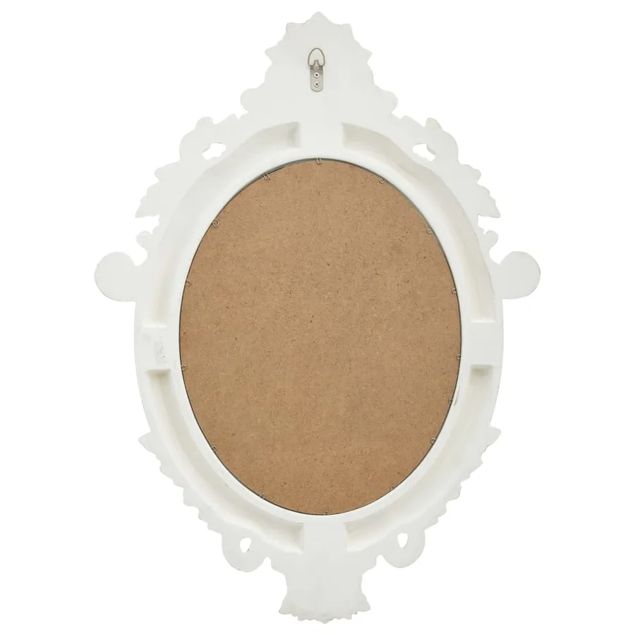 Miroir mural style château 56x76 cm Blanc - 4