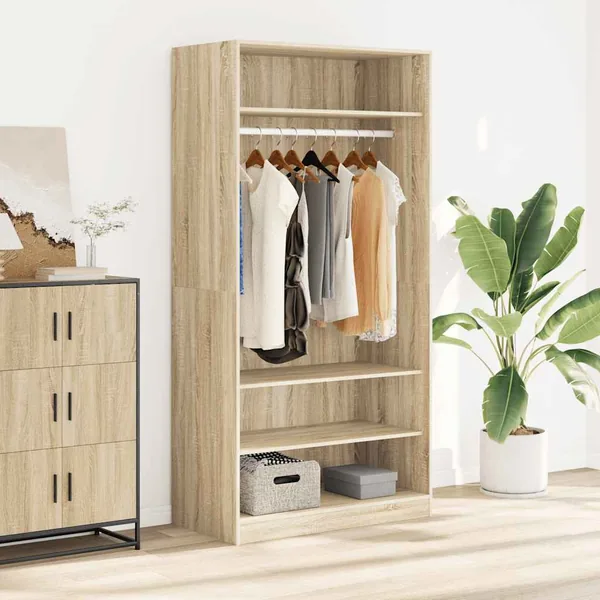 Garde-robe Chêne sonoma 100x50x200 cm Bois d'ingénierie
