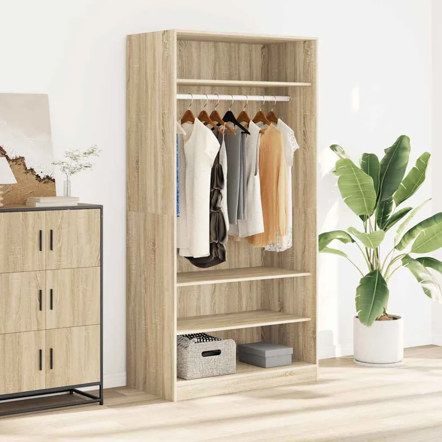 Garde-robe Chêne sonoma 100x50x200 cm Bois d'ingénierie