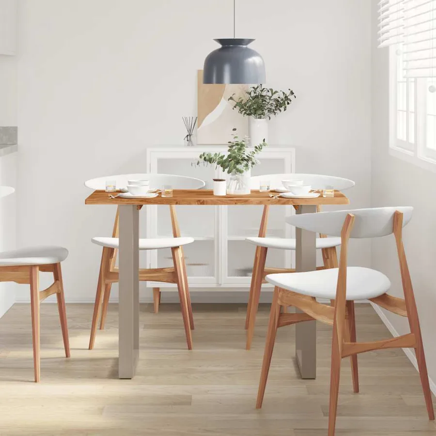 Table à dîner 110x50x76 cm Bois d'acacia solide - 3