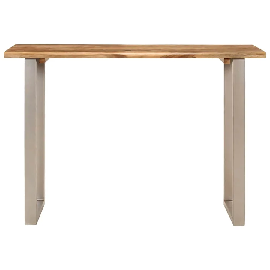 Table à dîner 110x50x76 cm Bois d'acacia solide - 4