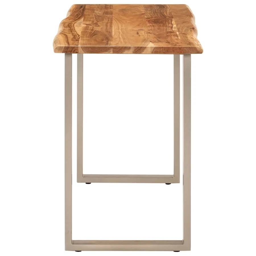 Table à dîner 110x50x76 cm Bois d'acacia solide - 5