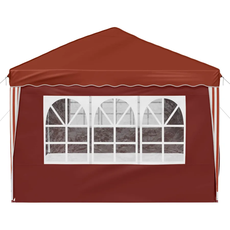 Tente de fête pop-up 575 x 288 x 245 cm Terre cuite - 7