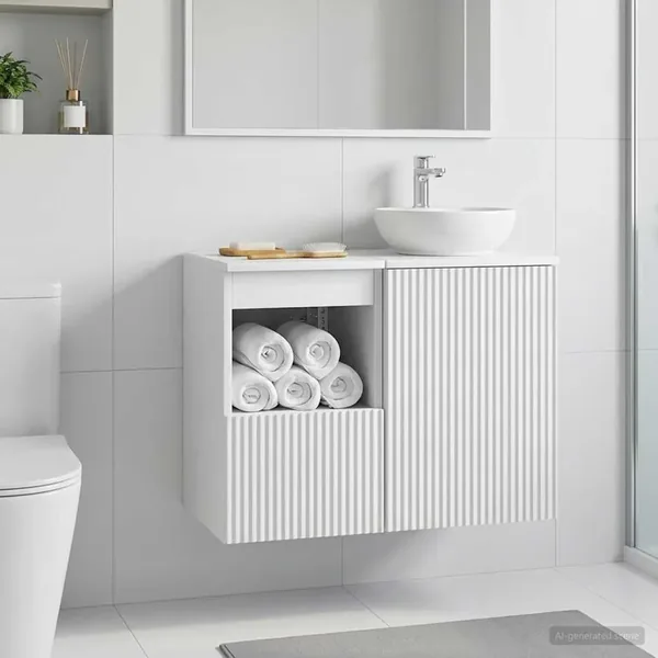 Armoire de salle de bain Blanc 30 x 35 x 50 cm