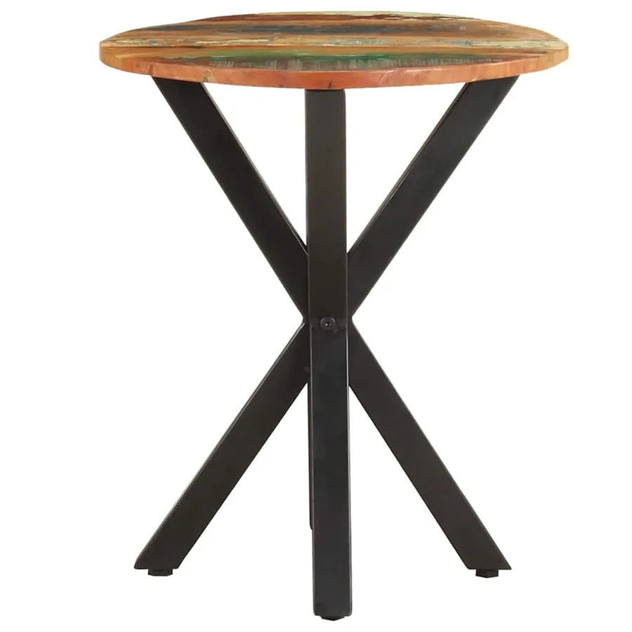 Table d'appoint 48x48x56 cm Bois de récupération massif - 2