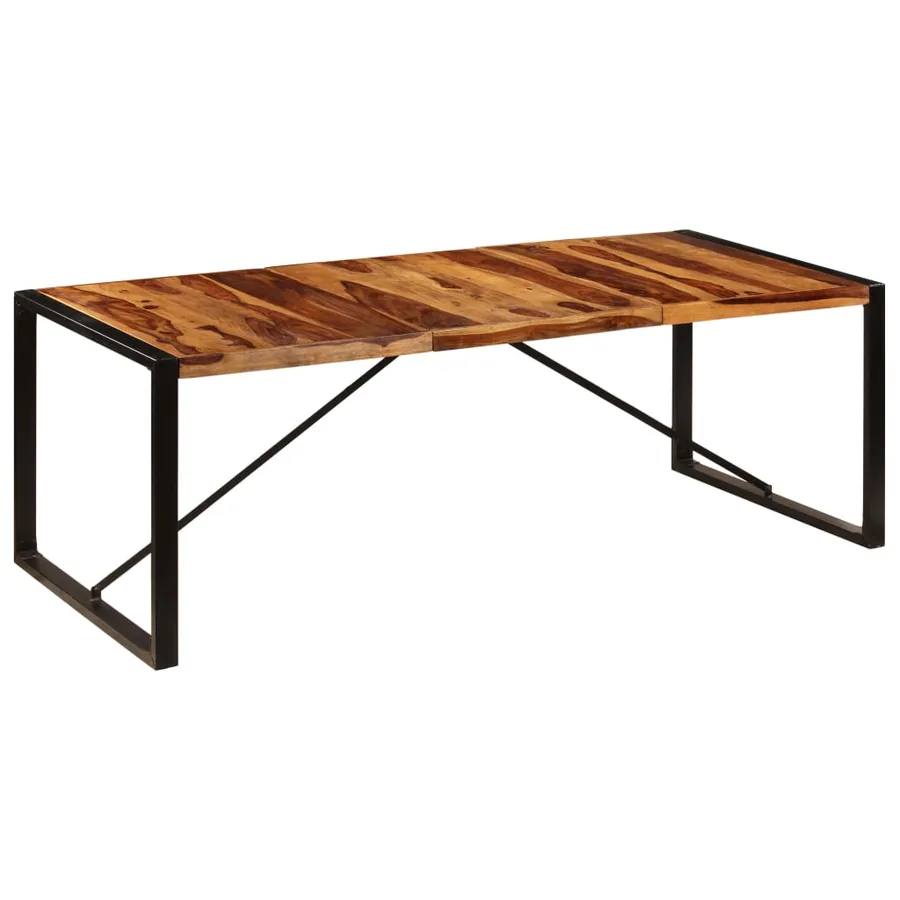 Table de salle à manger 220x100x75 cm Bois massif