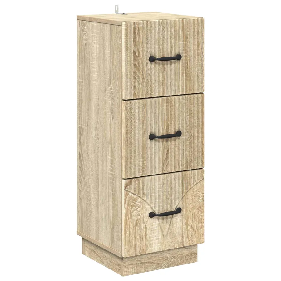 Armoire à tiroirs Chêne Sonoma 33 x 34,5 x 87 cm - 2