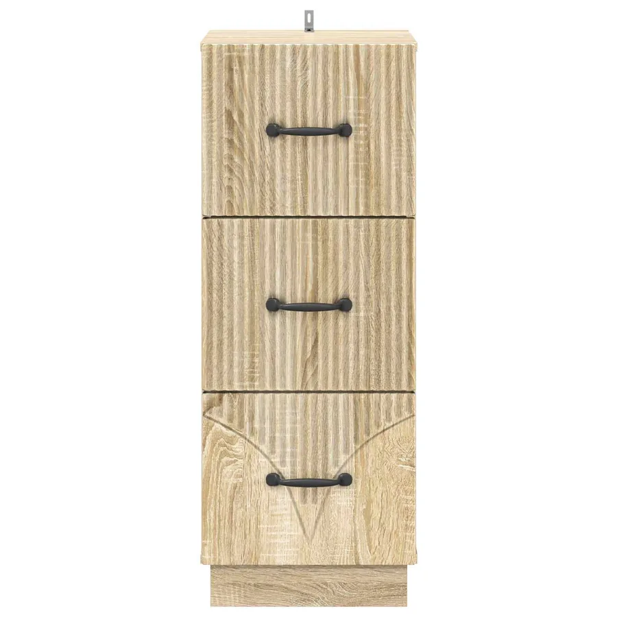 Armoire à tiroirs Chêne Sonoma 33 x 34,5 x 87 cm - 6