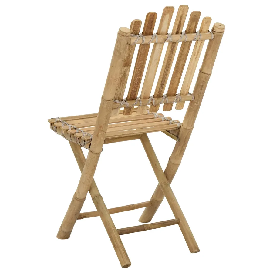 Chaise de jardin 4 pcs Naturel Bambou - 6