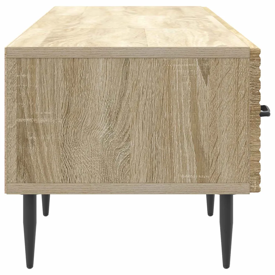 Meuble TV Chêne Sonoma 147 x 34,5 x 30 cm Bois d'ingénierie - 7