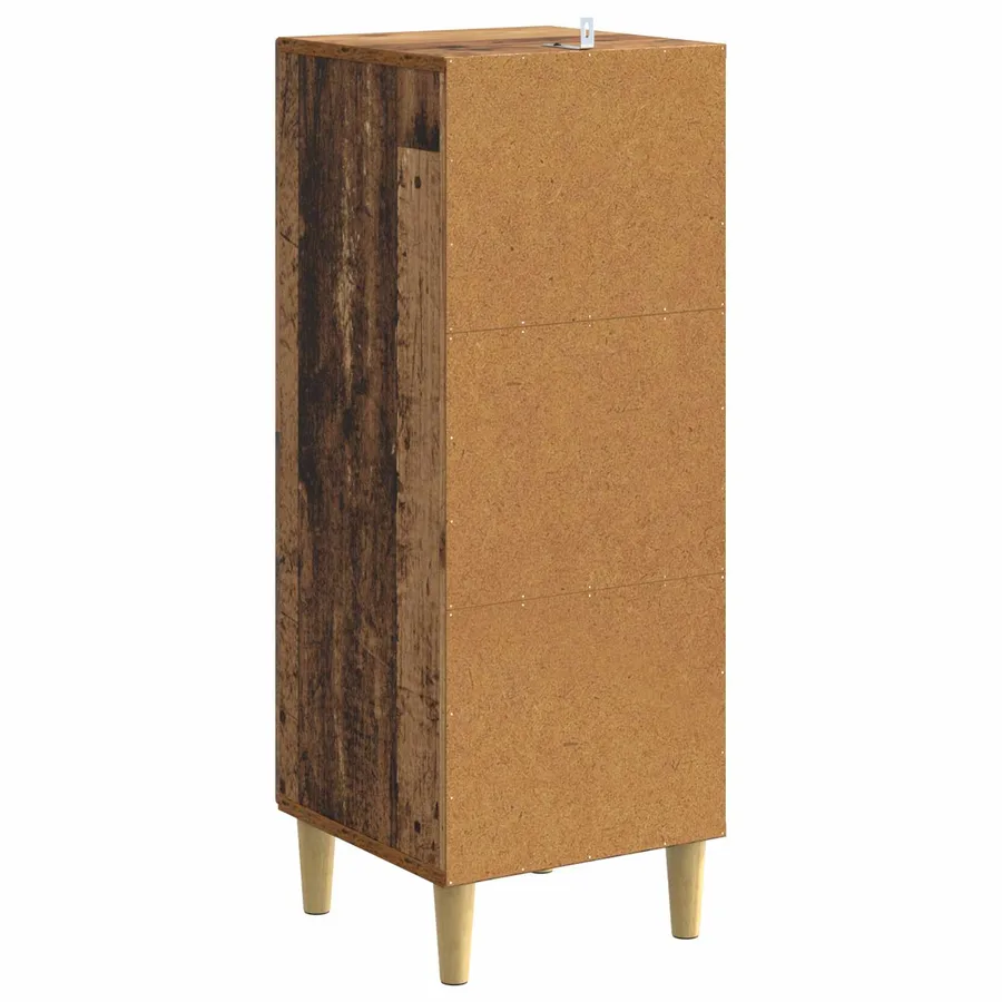 Armoire à tiroirs Bois ancien 33 x 34,5 x 90 cm - 7