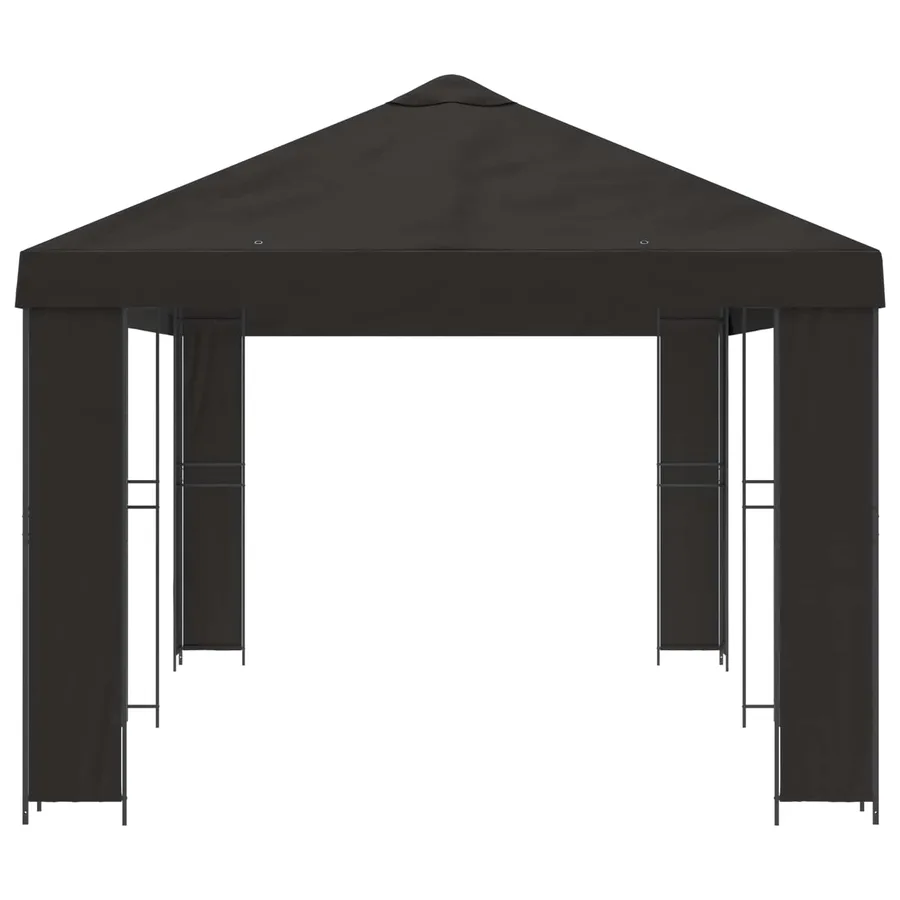 Abri de jardin 6 x 3 m Anthracite Polyester et Acier 190 - 4