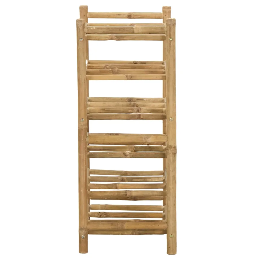 Étagère à vin Naturel 32,5 x 29,5 x 72 cm Bambou - 4