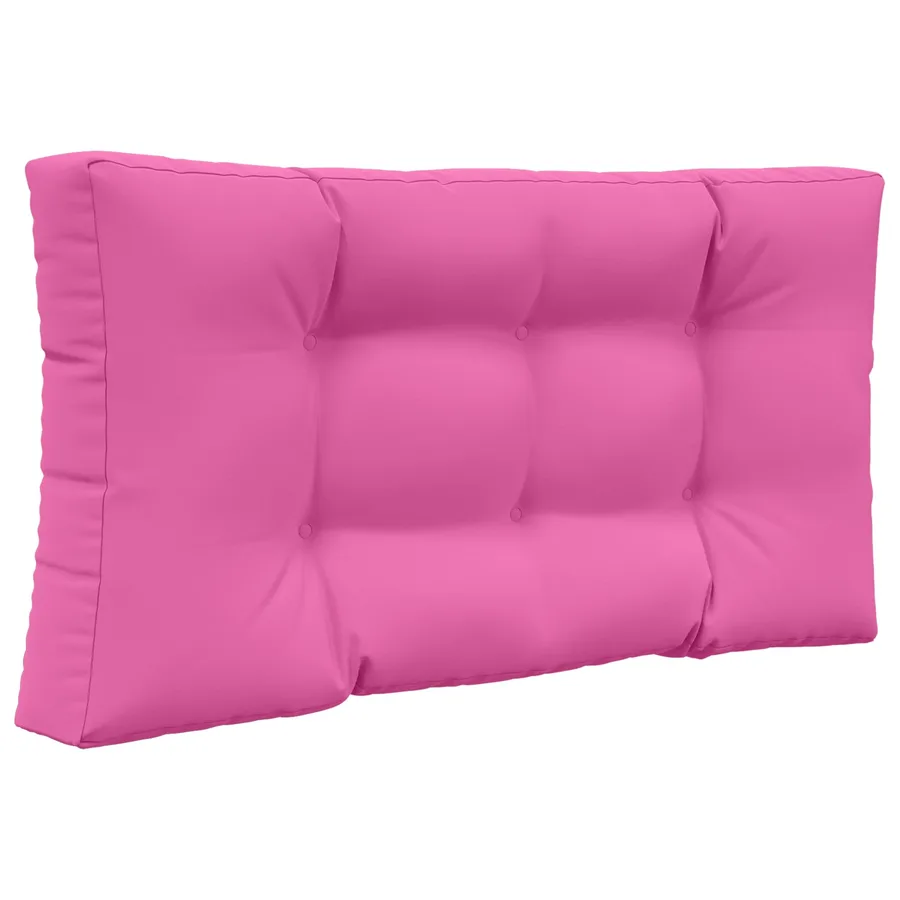 Coussin de canapé d'extérieur 2 pcs Rose Polyester - 5
