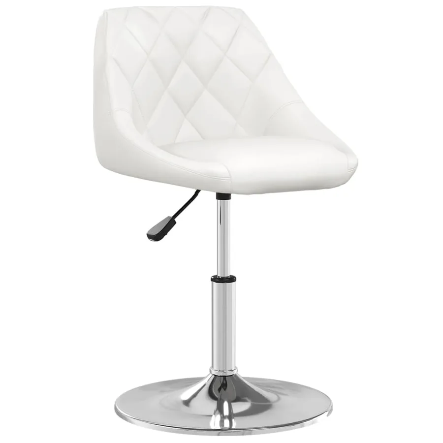 Chaise de salle à manger Blanc Similicuir - 2