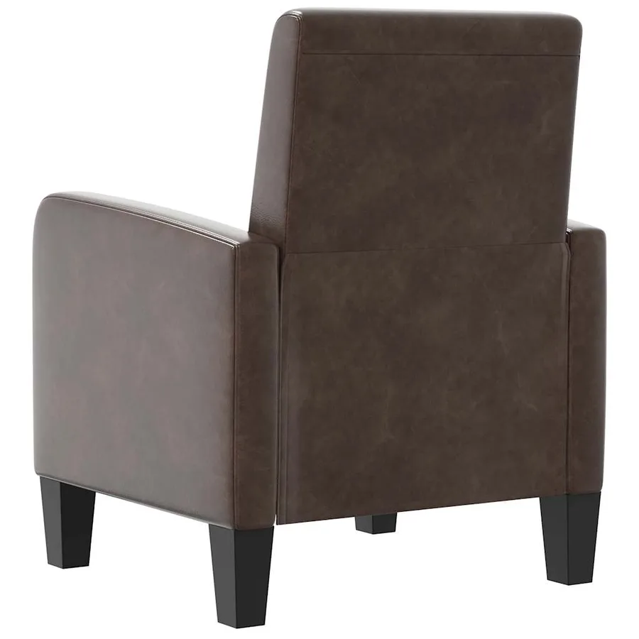 Fauteuil Marron Similicuir - 5