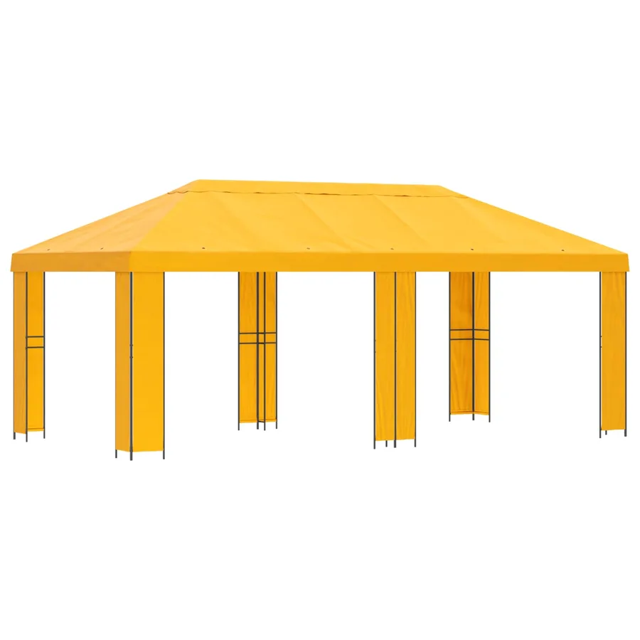 Abri de jardin 6 x 3 m Jaune Polyester et Acier 190 - 2