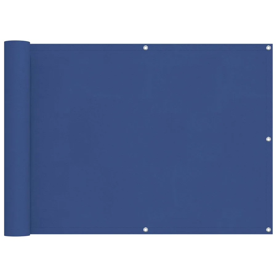 Écran de balcon Bleu 75 x 200 cm Oxford alu enduit de PU - 2