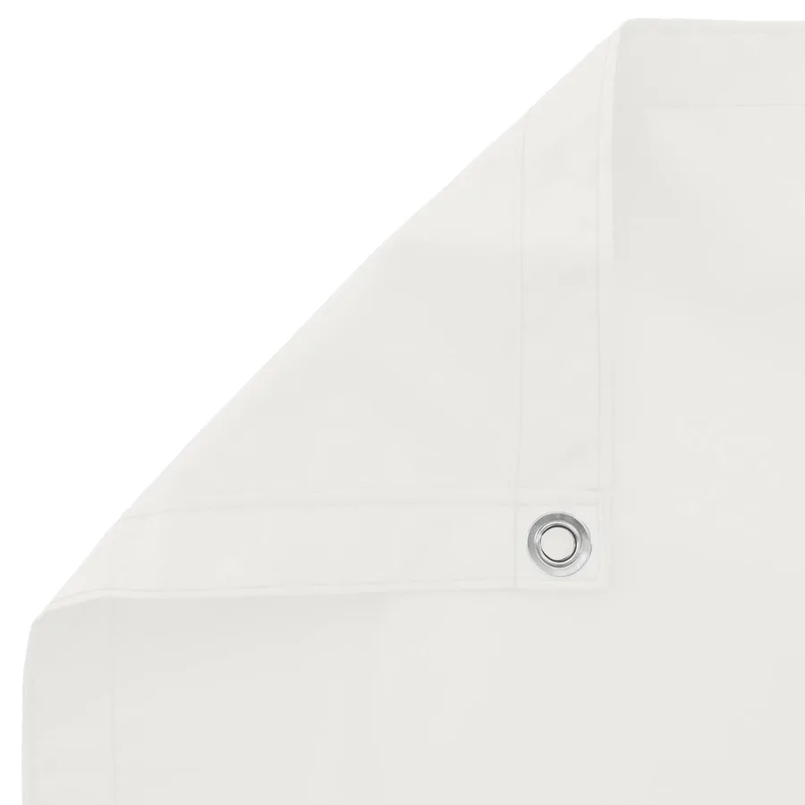 Écran de balcon Blanc 75 x 200 cm Oxford alu enduit de PU - 4
