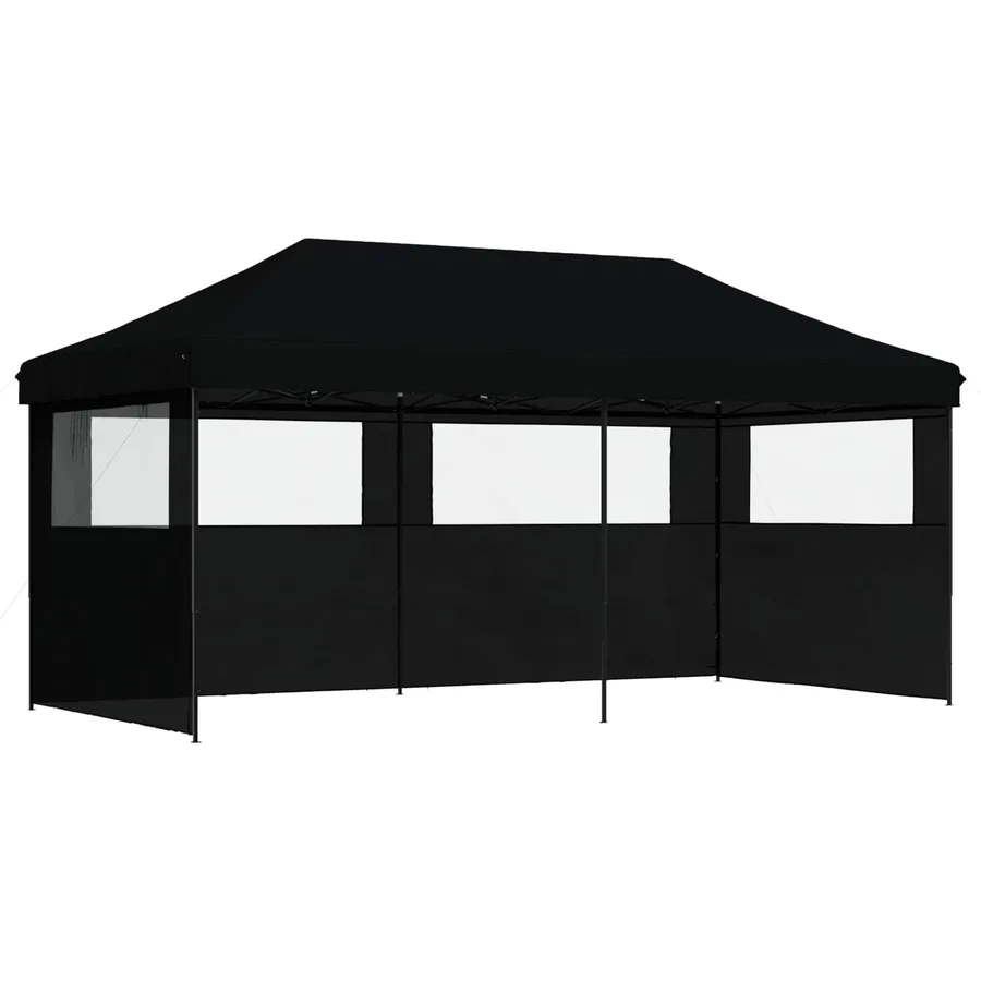 Tente de fête Noir 292 x 580 x 315 cm Tissu Oxford - 2