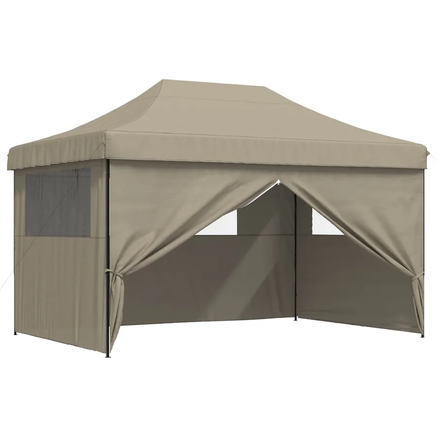Tente de fête Taupe 292 x 440 x 315 cm Tissu Oxford - 3