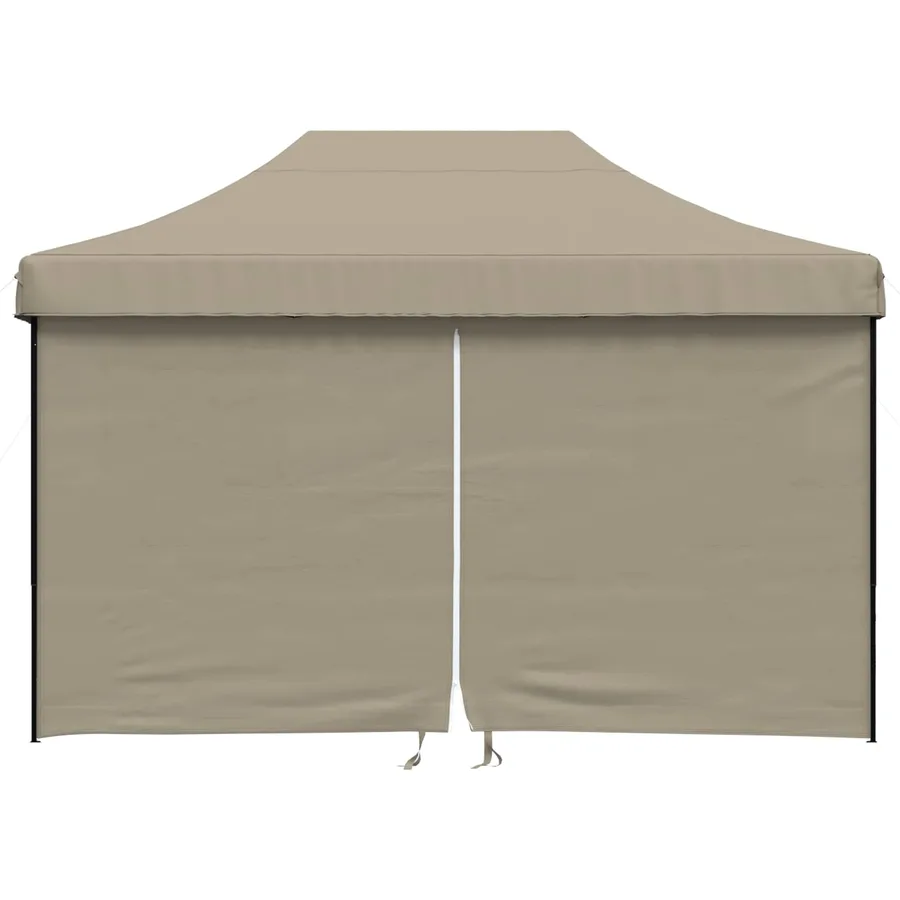 Tente de fête Taupe 279 x 410 x 315 cm Tissu Oxford - 4