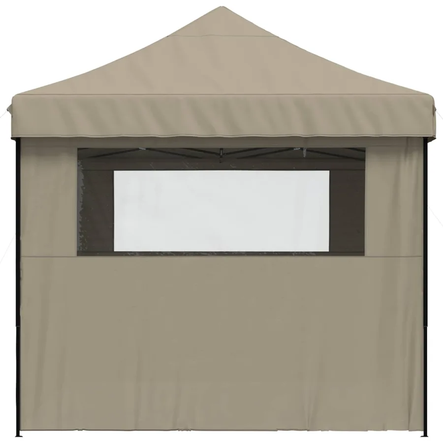 Tente de fête Taupe 279 x 410 x 315 cm Tissu Oxford - 6