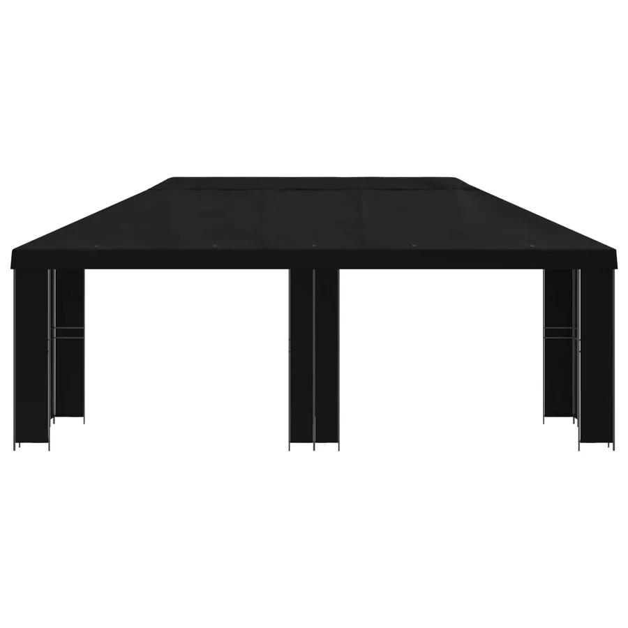 Abri de jardin 6 x 3 m Noir Polyester et Acier 190 - 3