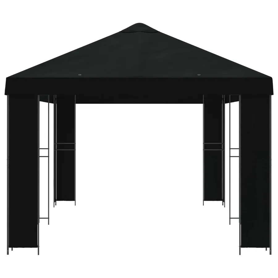 Abri de jardin 6 x 3 m Noir Polyester et Acier 190 - 4