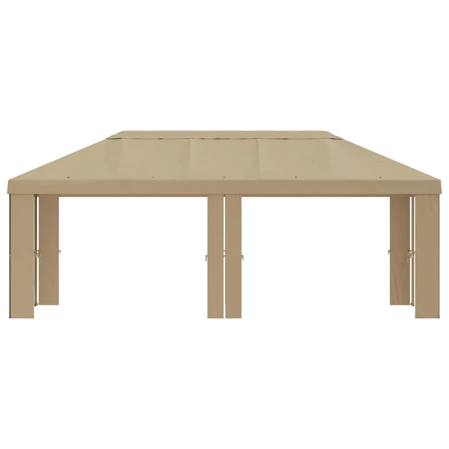 Housse de Gazebo 6 x 3 m Beige Polyester 190 gsm - 3