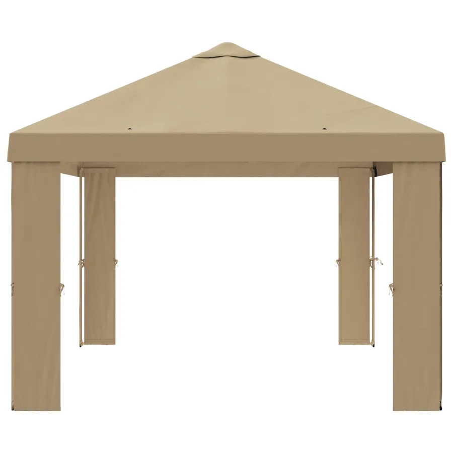 Housse de Gazebo 6 x 3 m Beige Polyester 190 gsm - 4