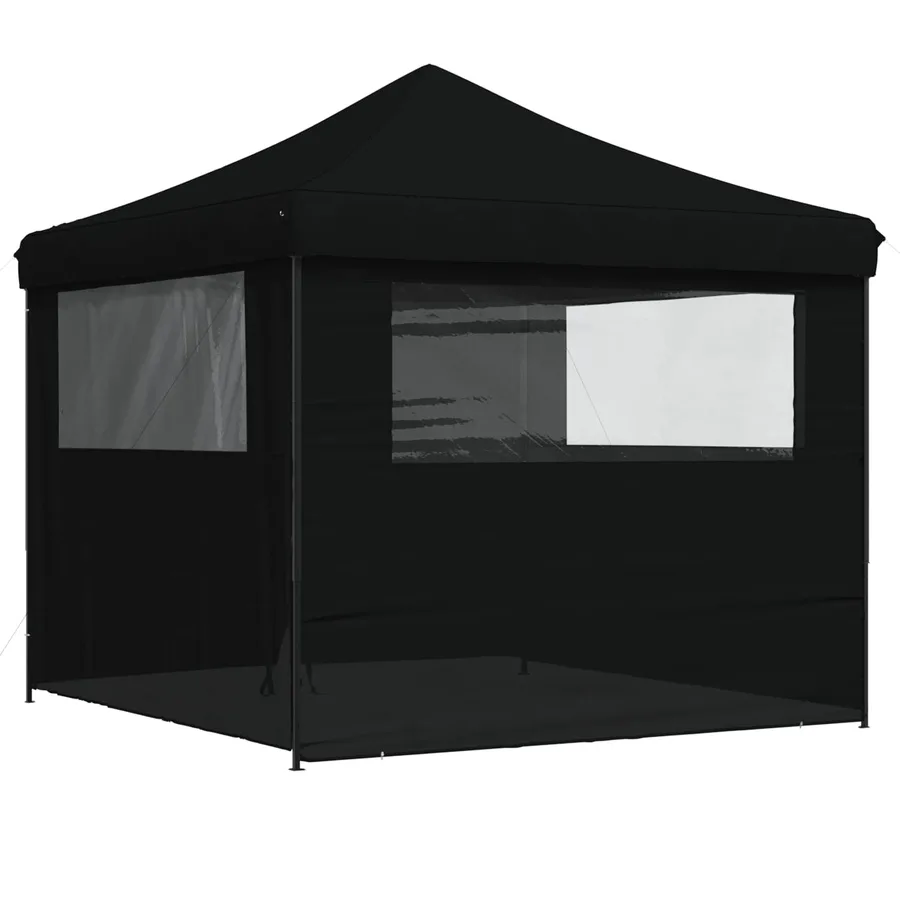 Tente de fête Noir 292 x 292 x 315 cm Tissu Oxford - 7