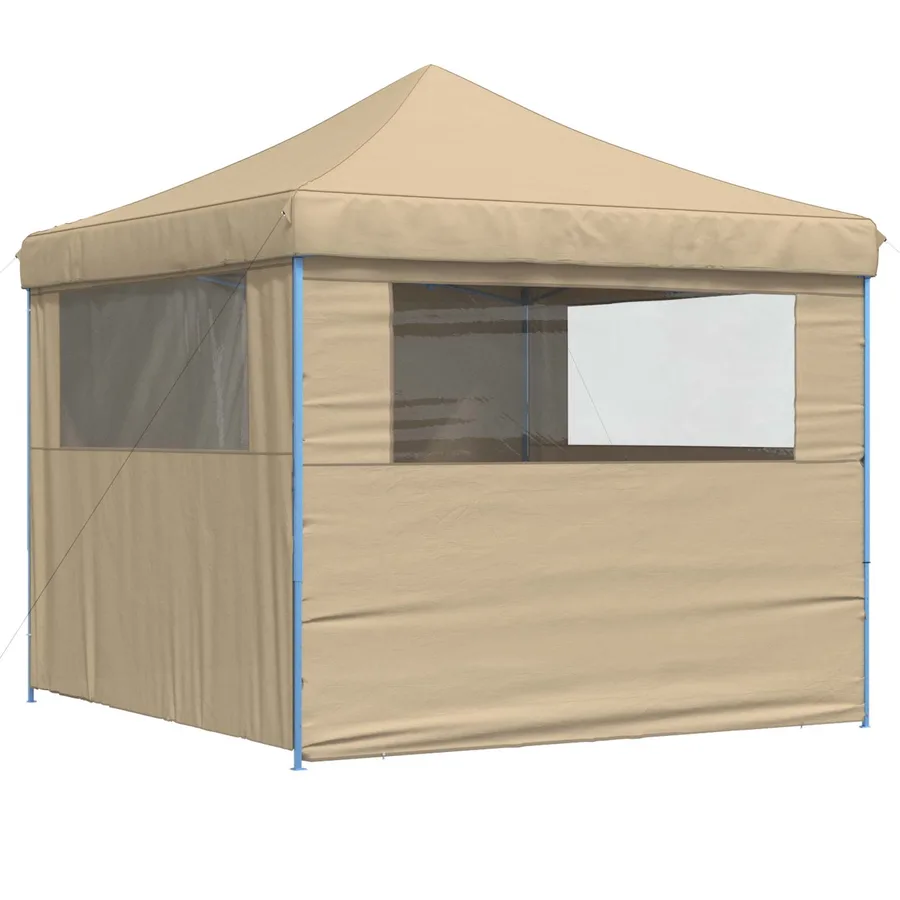 Tente de fête Beige 292 x 292 x 315 cm Tissu Oxford - 7