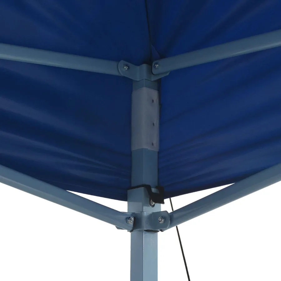 Tente de fête Bleu 291 x 431 x 315 cm Tissu Oxford - 5