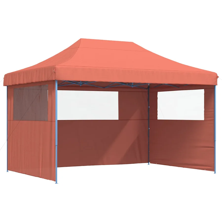 Tente de fête Terre cuite 279 x 410 x 315 cm Tissu Oxford - 2