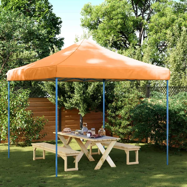 Tente de fête Orange 292 x 292 x 315 cm Tissu Oxford