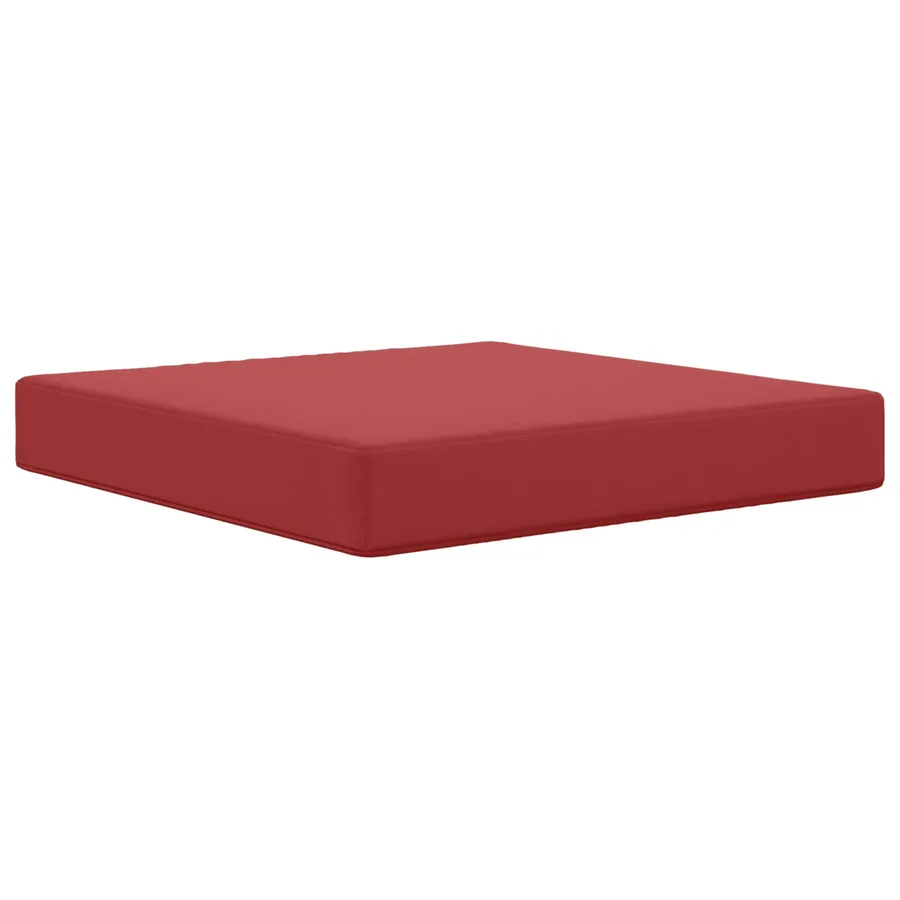 Coussin de canapé d'extérieur 2 pcs Bordeaux Polyester - 4