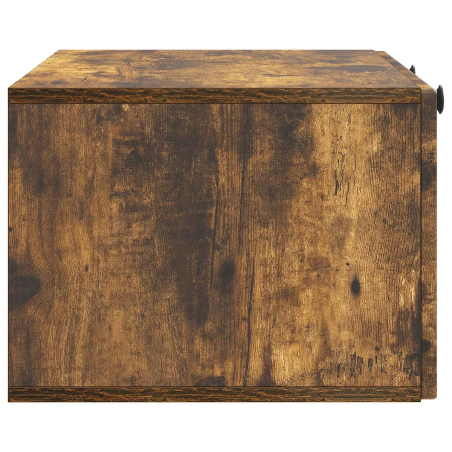 Meuble TV mural Chêne fumé 78,5 x 41 x 30 cm Bois d'ingénierie - 7