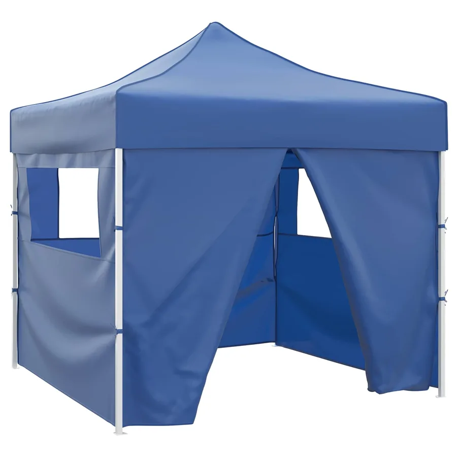Tente de fête Bleu 291 x 291 x 315 cm Tissu Oxford