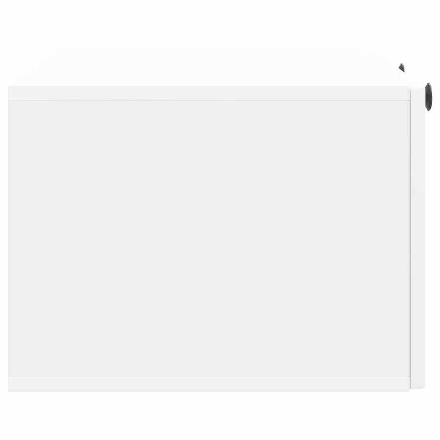 Meuble TV mural Blanc 78,5 x 41 x 30 cm Bois d'ingénierie - 7