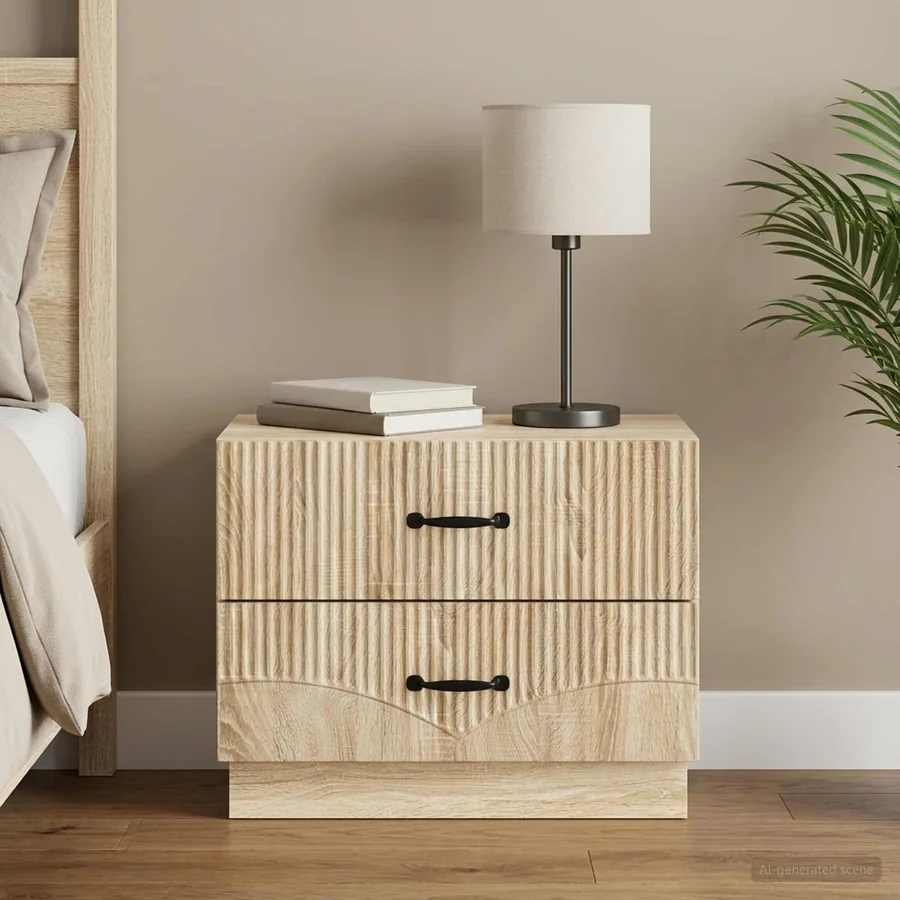 Cabinet de chevet avec tiroir Chêne Sonoma 62 x 34,5 x 44,5 cm