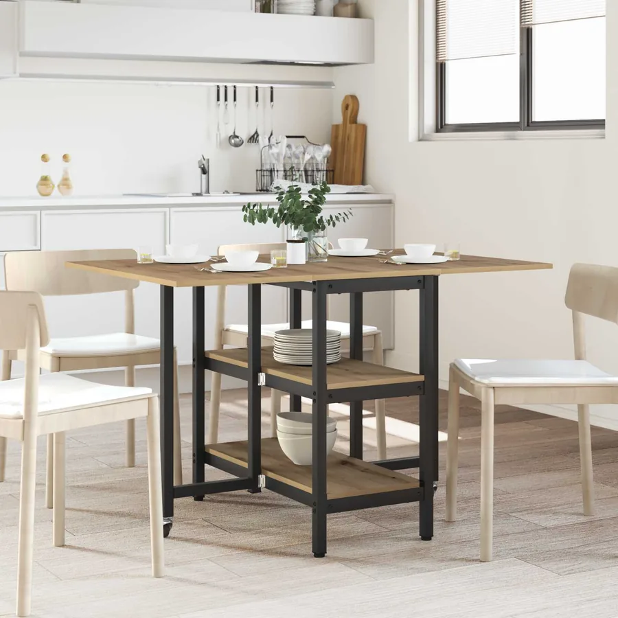 Table à dîner 122 x 80 x 76,5 cm Bois d'ingénierie