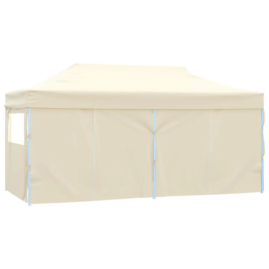 Tente de fête Crème 291 x 580 x 315 cm Tissu Oxford - 3
